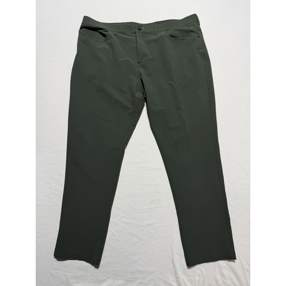 Public Rec All Day Every Day 5-Pocket Pants Mens 42x32 Olive Green Stretch